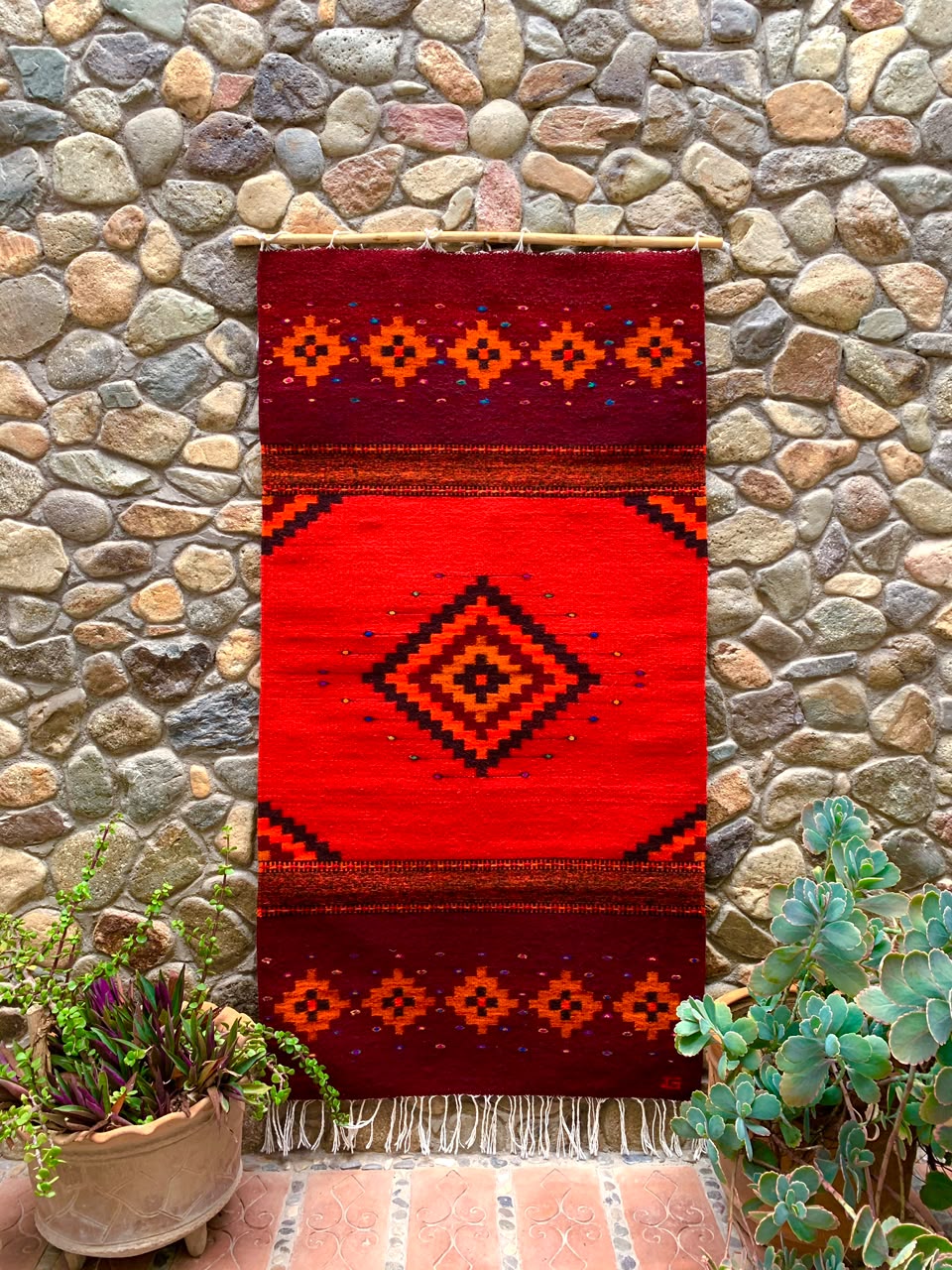 Rojo Antorcha Rug 80x150 CM
