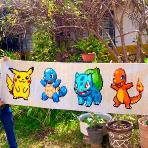 Pokemon 4 Iniciales 60x200 CM