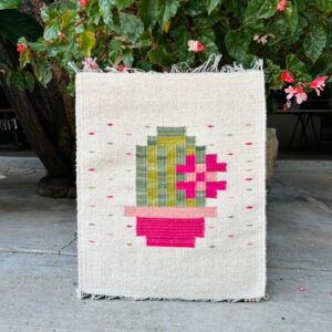 Cactus Rosa 40x50 CM